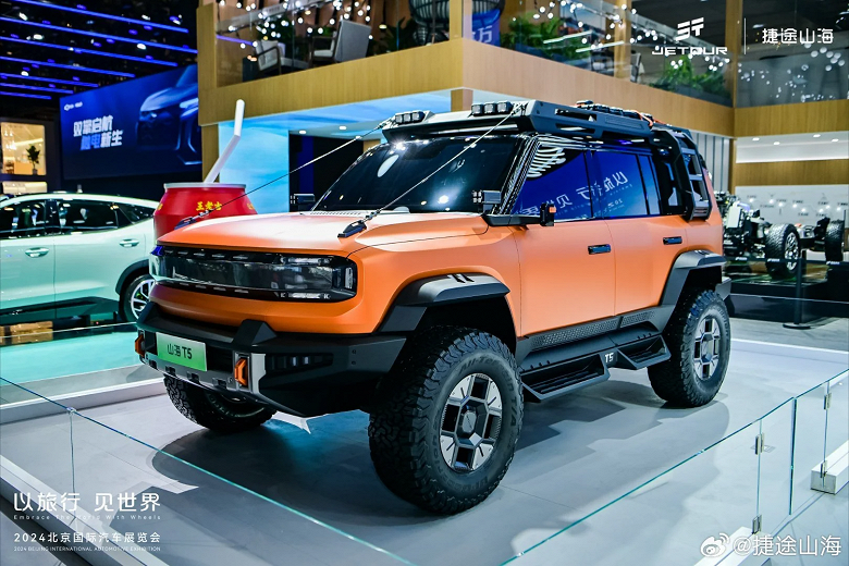 Chery передает привет Land Cruiser'у. Представлен рамный внедорожник Jetour Shanhai T5 с запасом хода 1400 км