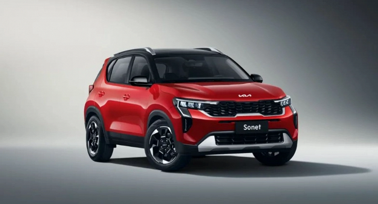 Это Kia Sonet 2024. Официальные изображения и подробности