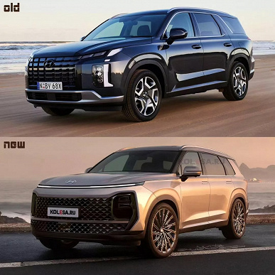 Первые качественные изображения совершенно нового Hyundai Palisade 2026