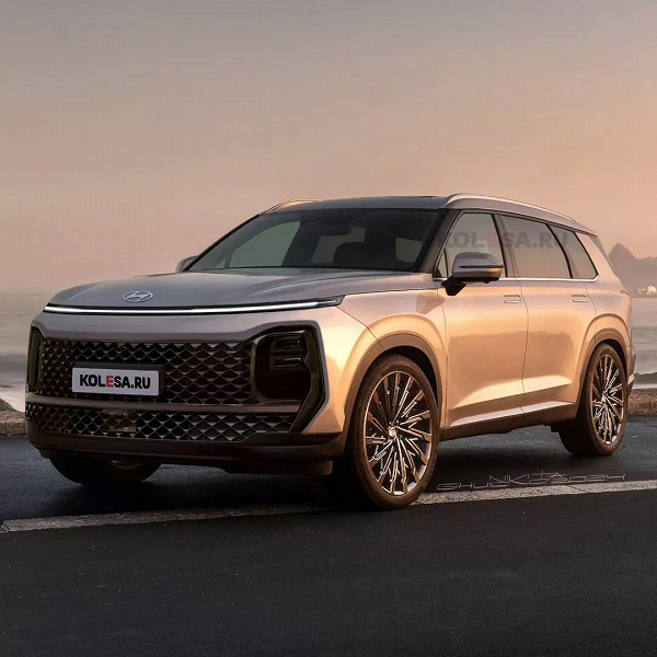 Первые качественные изображения совершенно нового Hyundai Palisade 2026