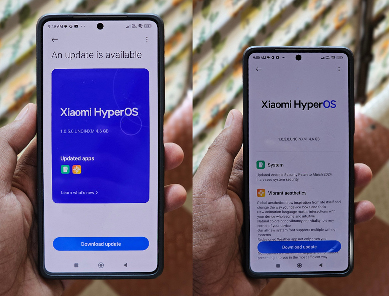 Вышла HyperOS на базе Android 14 для Redmi Note 13, Redmi Note 13 Pro и Redmi Note 13 Pro Plus