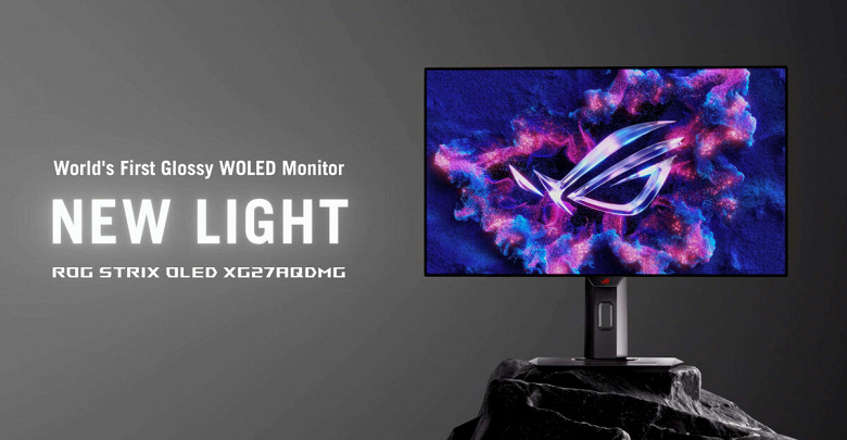 Первый в мире глянцевый WOLED-монитор. Представлен Asus ROG Strix XG27AQDMG