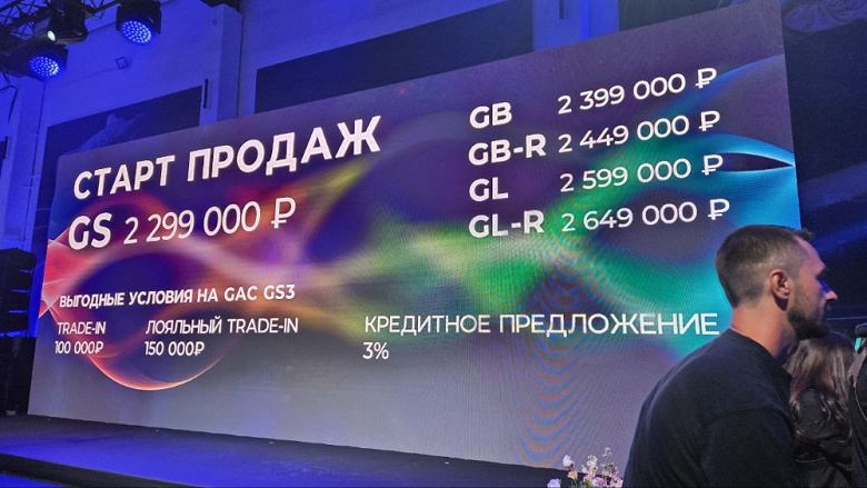 Аналог Hyundai Creta и Geely Coolray за 2,3 млн рублей со 170-сильным мотором. В России представлен GAC GS3