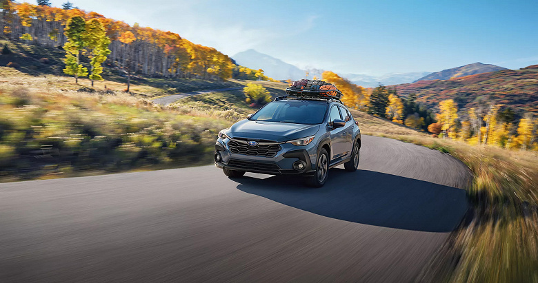 В России стартовали продажи Subaru Crosstrek 2024: 2,5-литровый мотор и фирменный полный привод Subaru, но недешево