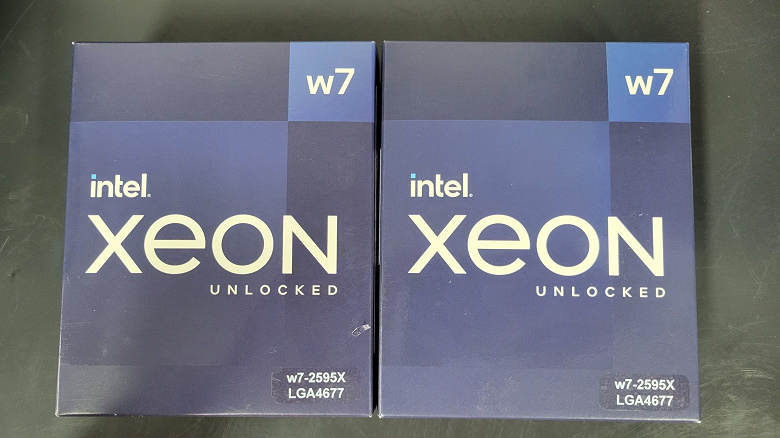 Будущий флагманский процессор Intel Xeon W7 2595X засветился в Сети: 26 ядер при частоте 4,8 ГГц и потреблении 250 Вт